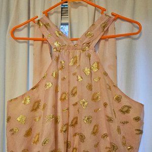 Pink and Gold jumpsuit